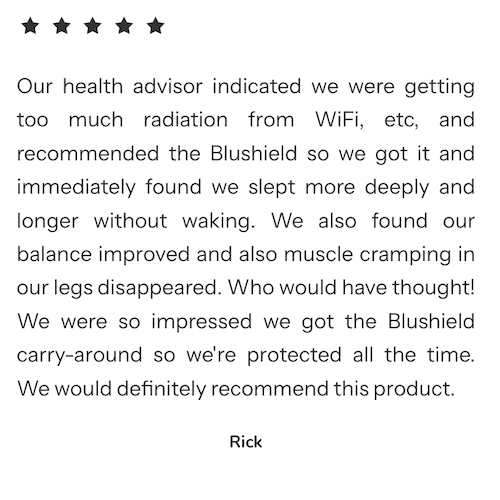 Blushield Testimonial 5-Star