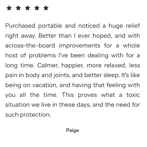 5-Star Blushield Testimonial