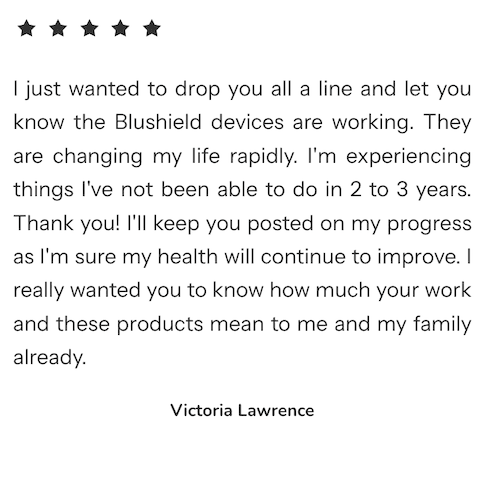 Blushield Testimonial 5-Star