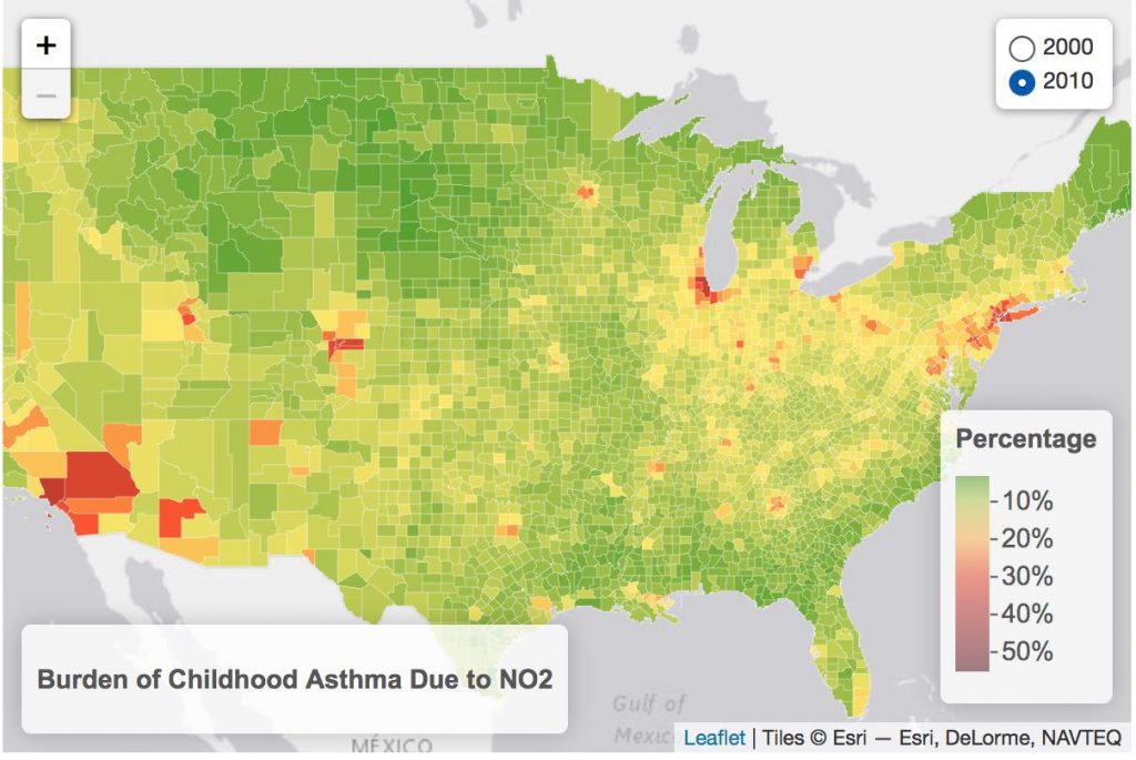 Mapping Childhood Asthma 2010